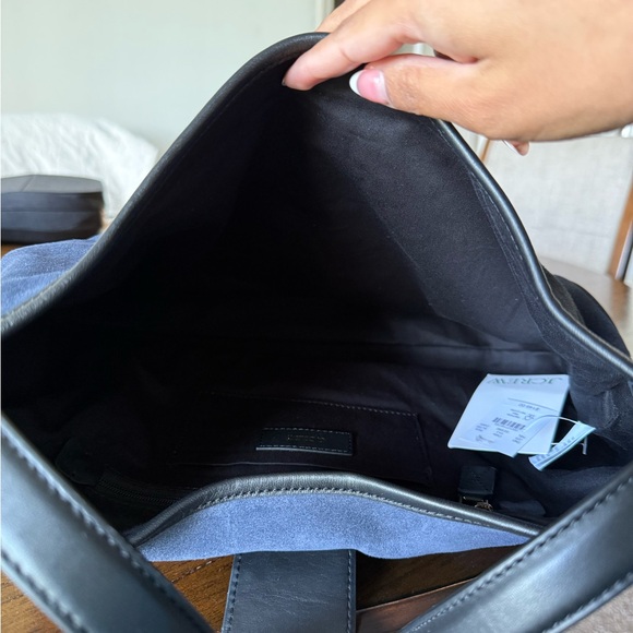 J. Crew Blue and Gold Hobo Bag - Picture 4 of 5